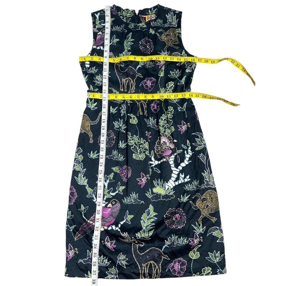 Tory Burch Silk Blend Mini Sheath Dress magical animal print size 6 - Picture 4 of 15